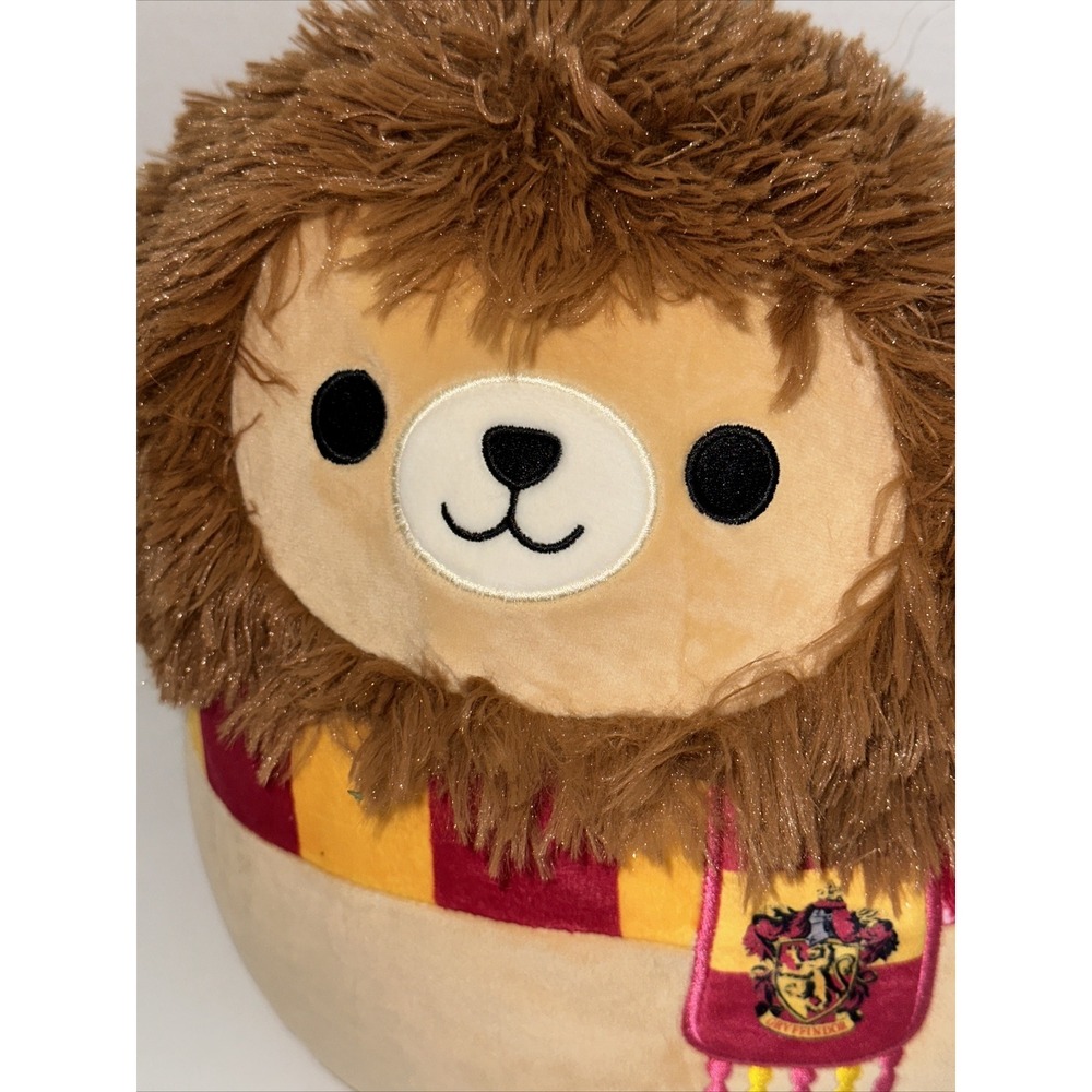 Squishmallows Harry Potter Gryffindor Lion Plush 10 In Kellytoy Wizarding World - Picture 2 of 16